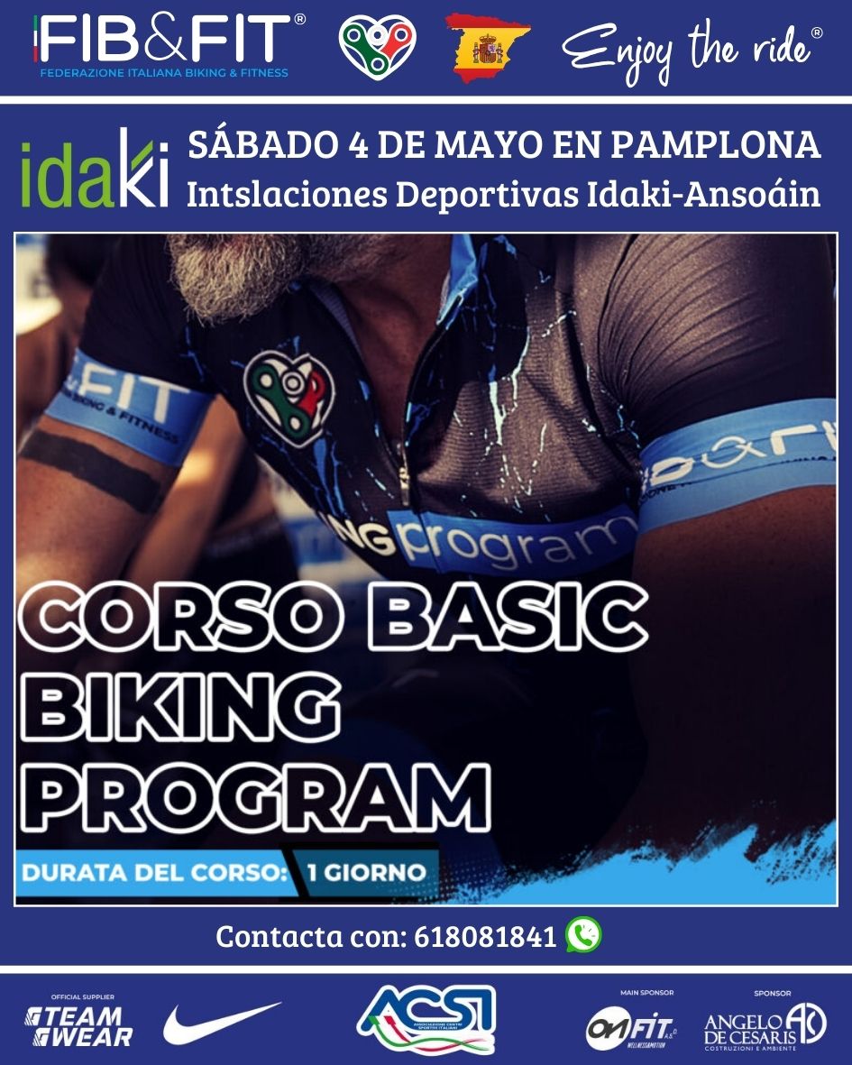 Cartel curso de Introducción Biking Program web 2